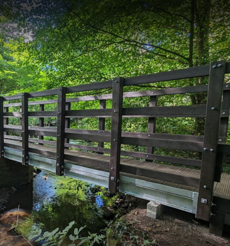 Timber Bridge Kit UK | Steel & Redwood | Spans 3–16m | Built by Bison