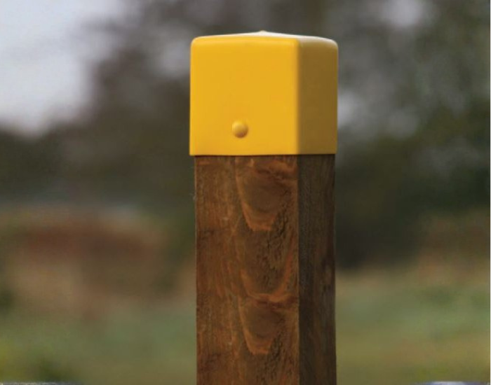 Way Marker Posts Yellow Way Marker Post Caps | Durable PROW Trail Markers UK