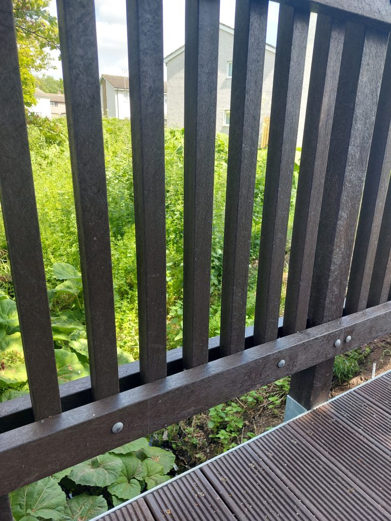 Re-Life Recycled Plastic Bridge with Infill Panels | Built By Bison